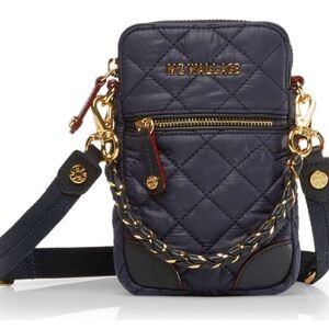 MZ Wallace Crosby Micro Quilted Crossbody Bag In Dawn